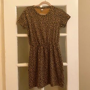 Leopard T-Shirt Dress